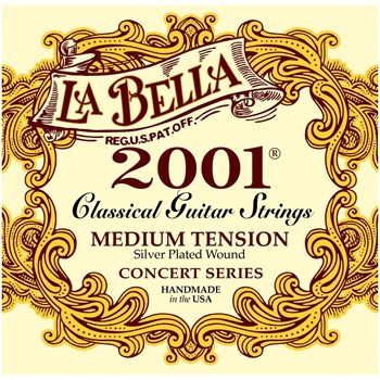 La Bella 2001M - Струны для классической гитары 2001MED