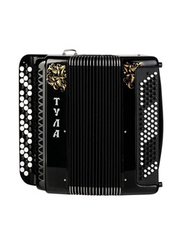 Тульская Гармонь BN-39-BK Баян ученический двухголосный "Тула-210", 55х100-II, черный BN-39-BK
