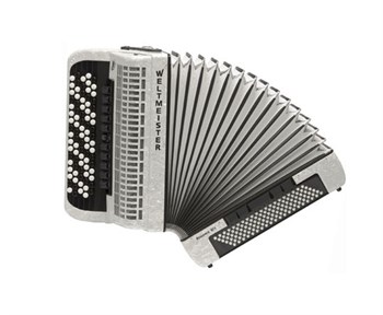 Weltmeister Romance874-IV-120/87-WH Romance 874 Аккордеон кнопочный 87/120/IV/11/5, белый Romance874-IV-120/87-WH