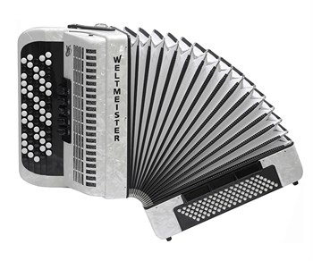 Weltmeister Romance703-III-96/70-WH Romance 703 Аккордеон кнопочный 70/96/III/5/3, белый Romance703-III-96/70-WH