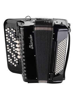 Gelander GH5096H-3-BLACK Кнопочный аккордеон 72/96, черный GH5096H-3-BLACK