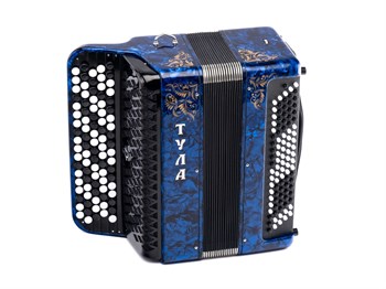 Тульская Гармонь BN-37-BL Баян ученический двухголосный "Тула-209", 92/55х100-II, синий BN-37-BL