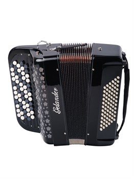 Gelander GH5072H-BLACK Кнопочный аккордеон 62/72, черный GH5072H-BLACK
