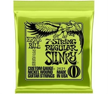 ERNIE BALL 2621 Nickel Wound Slinky Regular 10-56 - Струны для электрогитары 7-струнной P02621