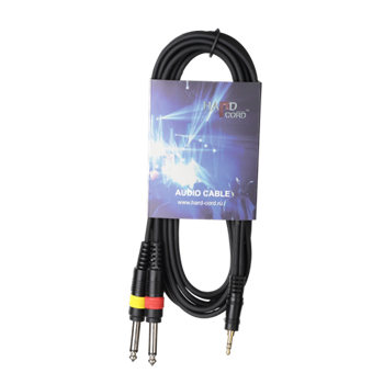 Hardcord AJC-15 аудио кабель mini джек стерео-2 Jack mono 1.5m AJC-15