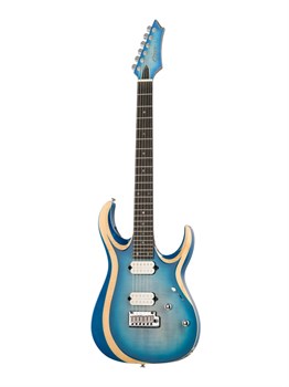 Cort X700-Duality-II-PIB X Series Электрогитара, синяя, с чехлом X700-Duality-II-PIB