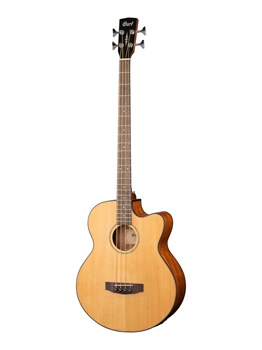 Cort AB850F-NAT-BAG Acoustic Bass Series Электроакустическая бас-гитара, с вырезом, цвет нат-й AB850F-NAT-BAG
