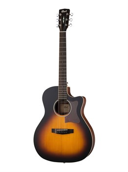 Cort GA1E-OPSB-WBAG Grand Regal Series Электроакустическая гитара, санберст, чехол GA1E-OPSB-WBAG