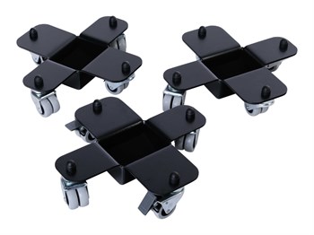 Aurora AGPST-1BK Комплект транспортировочных роликов для рояля (3шт), черный AGPST-1BK