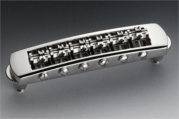 Schaller 12080100.11 (451) STM NI Бридж (струнодержатель) для гитар типа Les Paul, никелированный 12080100.11