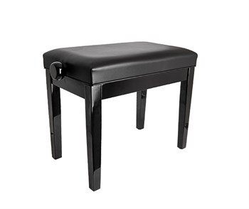 Rin HY-PJ024-GLOSS-BLACK Банкетка, черная, искусственная кожа HY-PJ024-GLOSS-BLACK