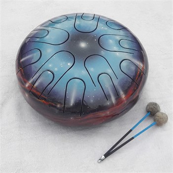 Pangooda Drums PNG-30GSG Глюкофон «Галактика» 30см, с палочками и чехлом PNG-30GSG