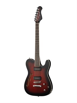 Caraya E219RDS Электрогитара, телекастер с f-вырезом, красный санберст E219RDS