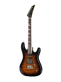 Caraya E228BS Электрогитара, красный санберст E228BS