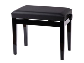 Rin HY-PJ010-GLOSS-BLACK Банкетка, черная, искусственная кожа HY-PJ010-GLOSS-BLACK