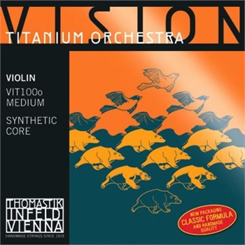 Thomastik VIT100o Vision Titanium Orchestra Комплект струн для скрипки, среднее натяжение VIT100o