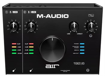 M-Audio AIR 192|6 — профессиональный USB аудиоинтерфейс с MIDI и USB-C AIR192X6