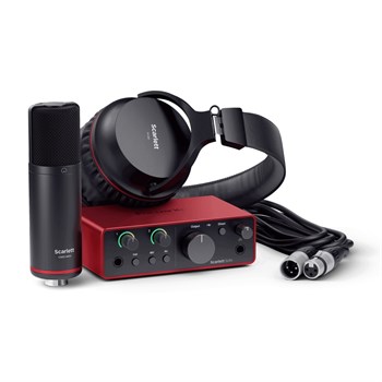 Focusrite Scarlett-Solo-Studio-4th Комплект Аудио интерфейс USB, микрофон, наушники Scarlett-Solo-Studio-4th