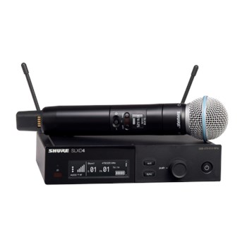 SHURE SLXD24E/B58 H56 - Цифровая беспроводная система с микрофоном Beta58 SLXD24E/B58 H56