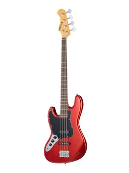 Prodipe JMFJB80LHRACAR Бас-гитара JB80LHRA леворукая, красная JMFJB80LHRACAR