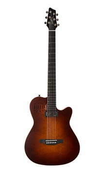 Godin 041602 A6 Baritone Ultra Burnt Umber Электрогитара с чехлом 041602