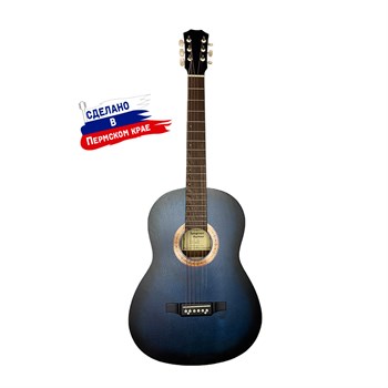 Кунгурская Акустика F-Blue Гитара акустическая, синяя F-Blue
