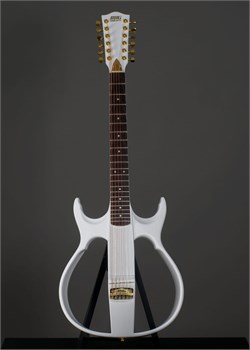Mig Guitars SG2WH23 SG2 Сайлент-гитара 12-струнная, белая SG2WH23