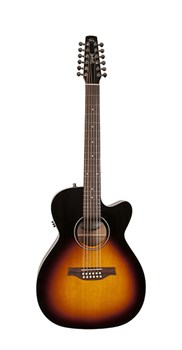 Seagull 042296 S12 Concert Hall Электроакустическая 12-струнная гитара, с вырезом 042296