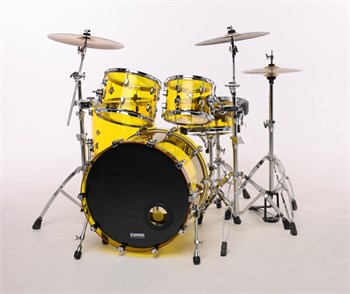 Мастерская Бехтеревых UBA-Am-2216/5 Барабанная установка, акрил, желтая (5 коробок) UBA-Am-2216/5