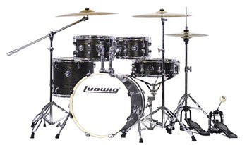 Ludwig LC196-1 Accent Pro Барабанная установка, черная, 2 коробки LC196-1