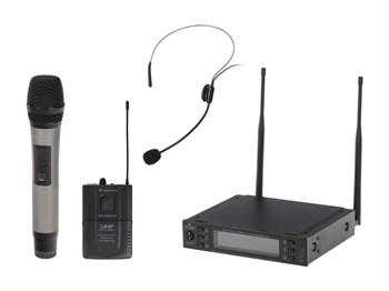 Soundsation WF-U2302HP Беспроводная микрофонная система, ручной и головной микрофон WF-U2302HP