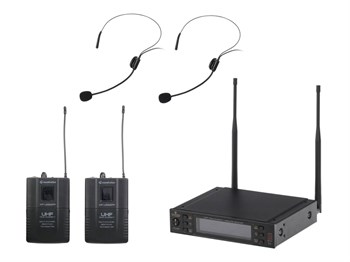 Soundsation WF-U2302PP Беспроводная микрофонная система, 2 головных микрофона WF-U2302PP