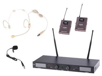 Laudio 4000-UE Беспроводная микрофонная система, петличка и головной микрофон 4000-UE