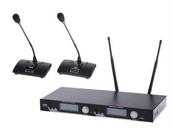 Laudio 4000C-UZ Беспроводная конференц-система, 2 настольных микрофона 4000C-UZ