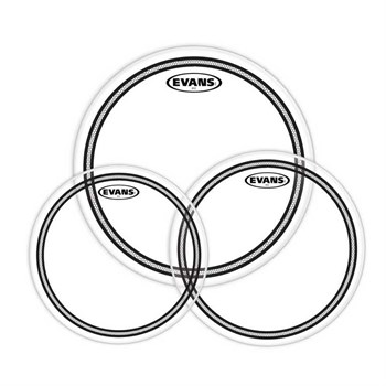 Evans ETP-EC2SCLR-S EC2 Clear Standard Набор пластика для том барабана 12"/13"/16" ETP-EC2SCLR-S