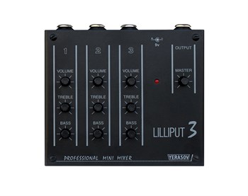Yerasov LILLIPUT-3D Микшерный пульт, 3 микрофонных входа LILLIPUT-3D