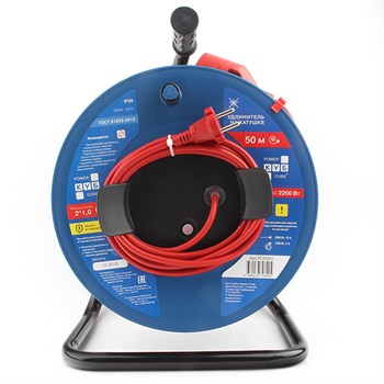 Электрическая Мануфактура PC20203 PowerCube Удлинитель на катушке 10А/2,2 кВт, 2х1мм2, 50м PC20203