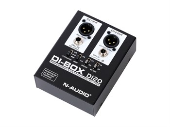 N-Audio DI20 D.I. Box Преобразователь сигнала для гитары, ди-бокс, активный DI20