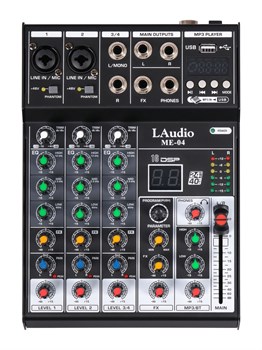 Laudio ME-04 Микшерный пульт, 4 канала, серия PRO ME-04