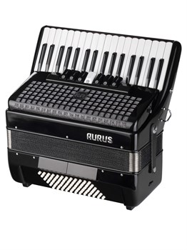 Aurus JH2017-BLACK Аккордеон 37/96/7/2, черный, с футляром JH2017-BLACK