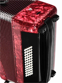 Aurus JH2005-RED Аккордеон 34/48/5, красный, с футляром JH2005-RED