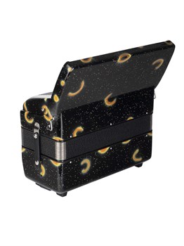 Aurus JH8002-A-BLACK Аккордеон 34/72/5/2, черный, черные клавиши, с футляром JH8002-A-BLACK