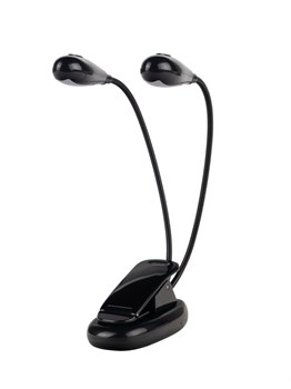 Rin HY-HA027A Светильник светодиодный на прищепке для пюпитра или клавишных, черный HY-HA027A