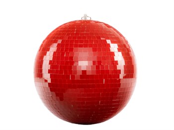 Laudio WS-MB25RED Зеркальный шар, 25см, красный WS-MB25RED