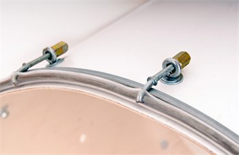 Мастерская Бехтеревых BK-12B Барабан кавказский 12", 31х30,3 см, цвет - белый BK-12B