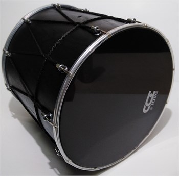 Мастерская Бехтеревых BK-13Blmv Барабан кавказский 13" с веревкой, 31х33 см, цвет — чёрный матовый BK-13Blmv