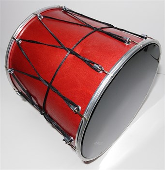 Мастерская Бехтеревых BK-14Kv Барабан кавказский 14" с веревкой, 34х35.6см, красный BK-14Kv