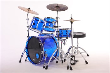 Мастерская Бехтеревых UBA-Sp-2216/5 Барабанная установка, акрил, синяя UBA-Sp-2216/5