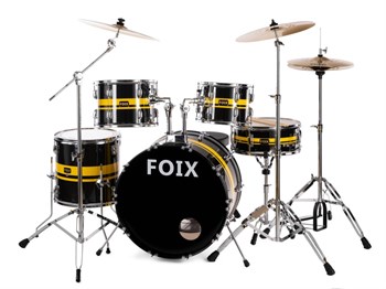 Foix LH-21H25 Барабанная установка, черная/желтая LH-21H25