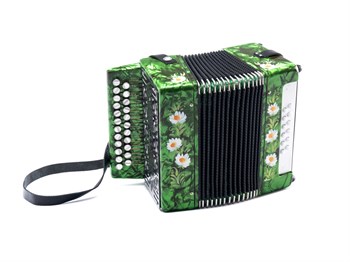 Тульская Гармонь GN-7-GR Гармонь "Сказка", 23х12-I, зеленая GN-7-GR